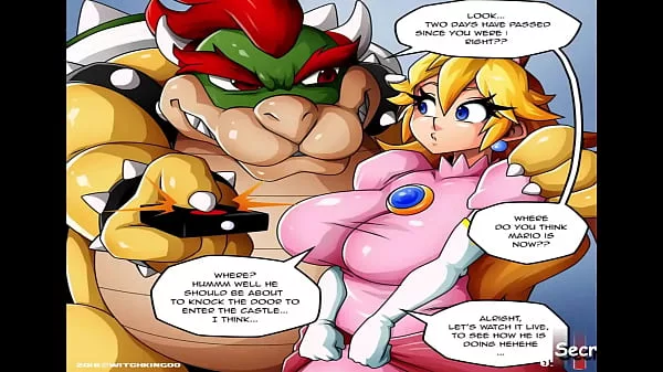 super mario princess peach pt 1 the princess is being fucked in the ass by bowser while mario is fighting to get to her cartoon comic parody porn xxx