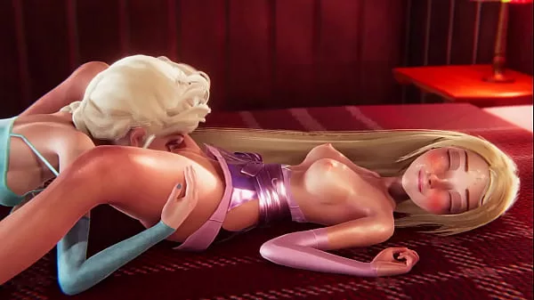 Futa – Tangled Rapunzel gets creampied by Frozen Elsa – 3D Porn