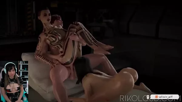 I can’t believe how good this porn animation is… Miranda Lawson and Jack – Mass Effect – Futanari